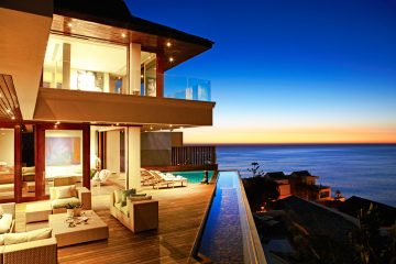 Ellerman villa house loung zwembad zee uitzicht kaapstad zuid-afrika